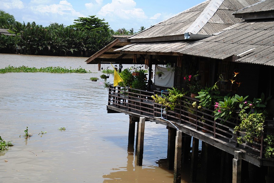 บรรยากาศดีครับอยู่ติดริมฝั่งแม่น้ำบางปะกง