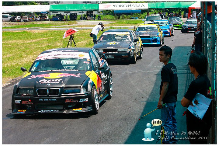 BMW E36 ของ พี่จุ๊ สมชาย ทีม REDBULL  ยาง ACHILLES 