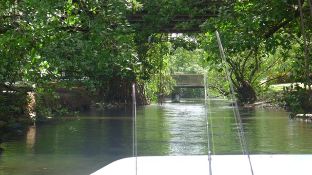 in to the small canal