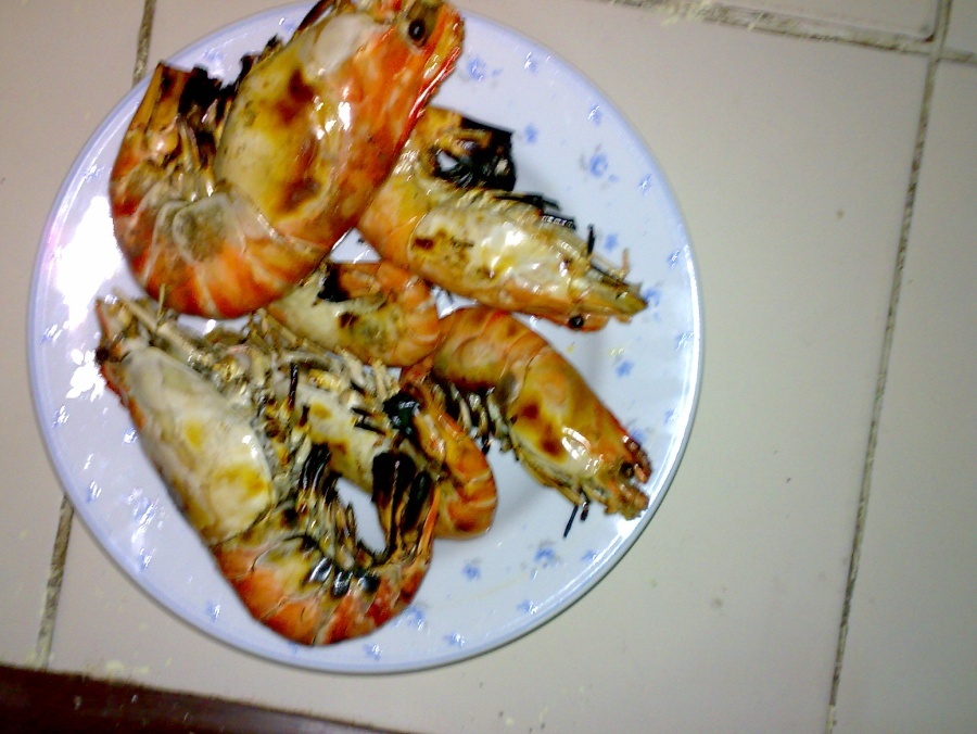 กุ้งเผา...น่ากินที่ซู้ด ว่าป่าว55555