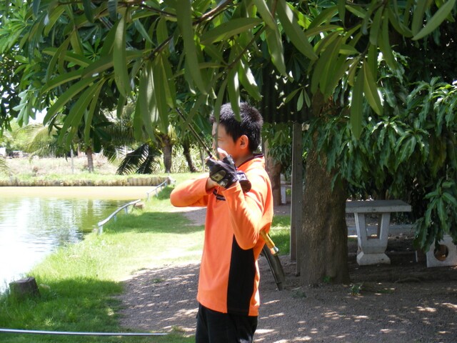 ปลาตาไกร๊ขึ้น ชุดผมก็กิน :grin: :grin: