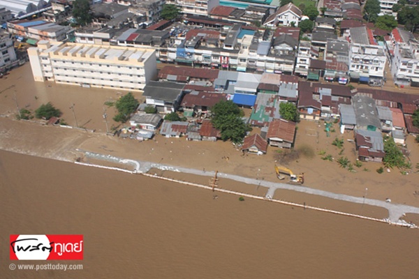 สำหรับจุดที่น้ำทะลักเข้าตัวเมืองนครสวรรค์คือคันกั้นแม่น้ำเจ้าพระยาซึ่งติดกับเขตเทศบาลเมืองนครสวรรค์ 