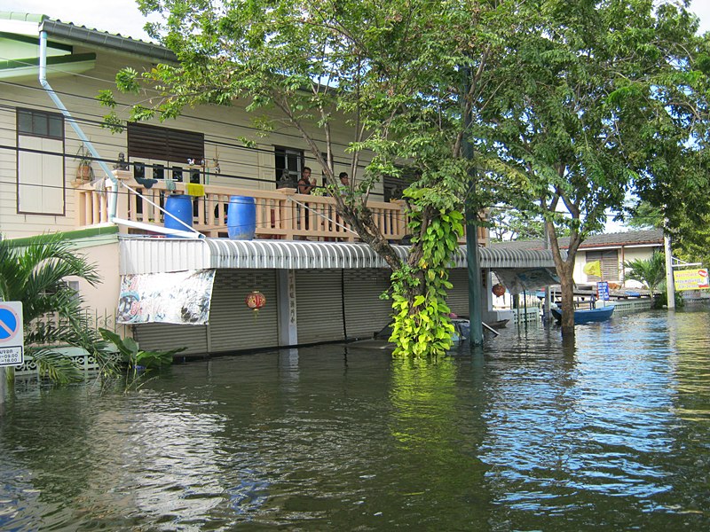 บ้านเรือนข้างทาง