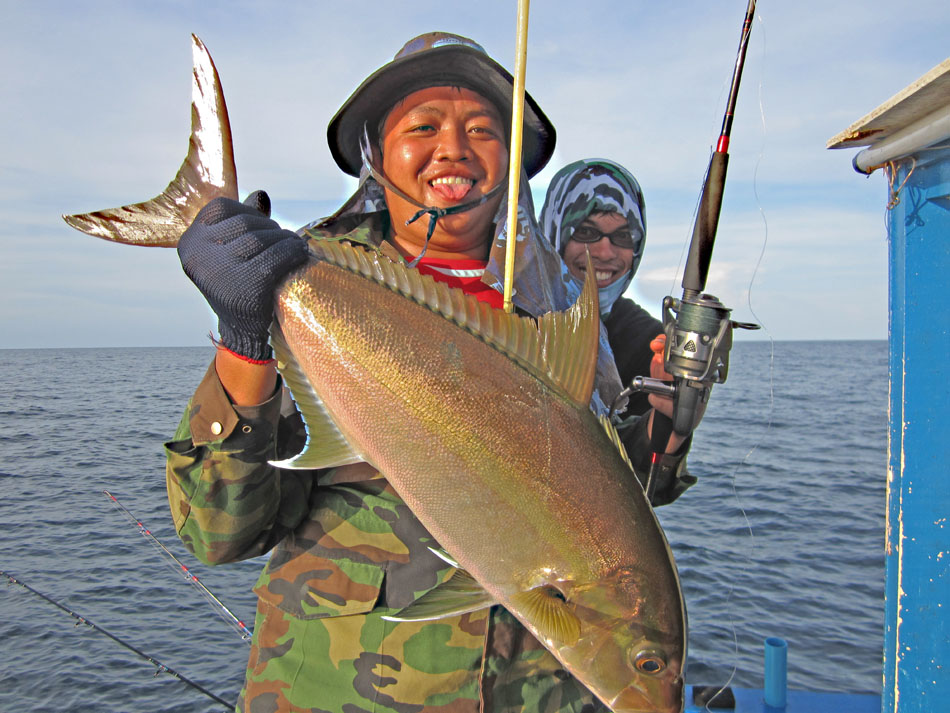 ตัวสุดท้ายเป็นAmberjack  อีกแล้วเท่เลยเสี่ยแนน :grin: :love: :grin: :love: