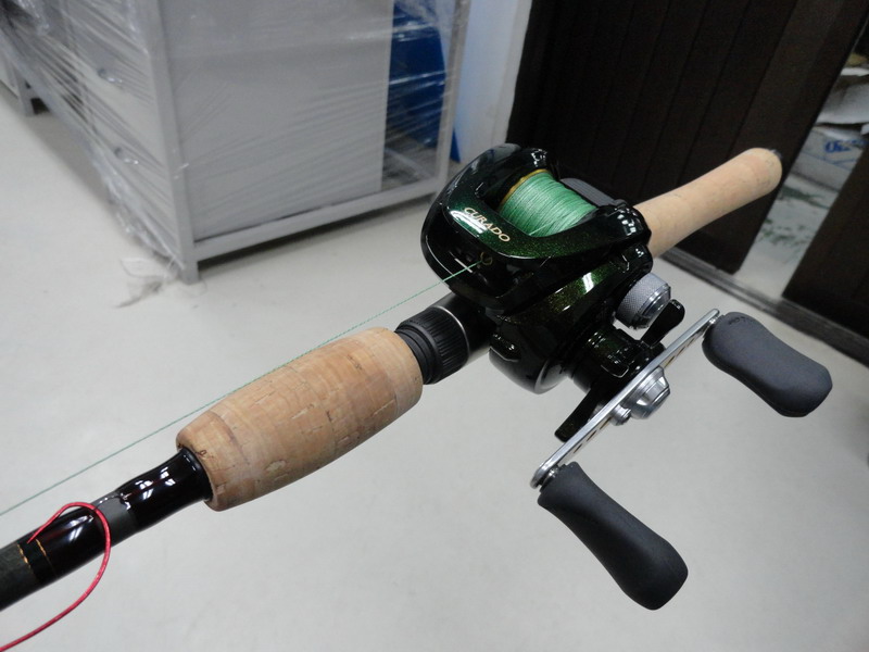 Rod : Fenwick Techna AV 8-14 lb.   Reel : Shimano Curado 51E