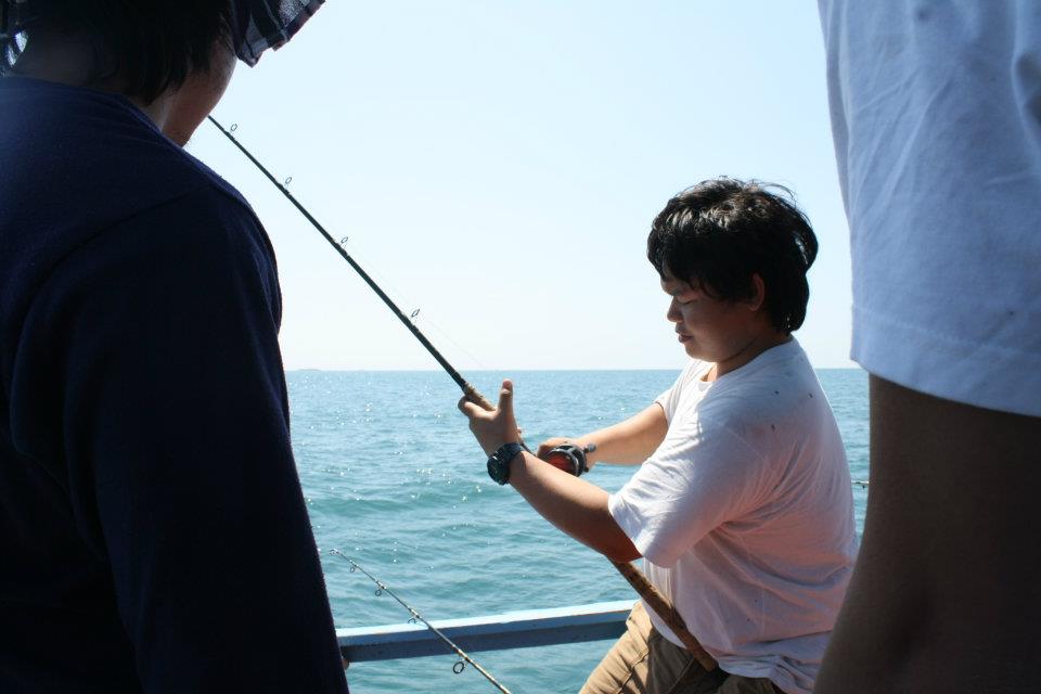 ครั้งแรกของการตกปลา เลยต้องจัดให้อีกรูป