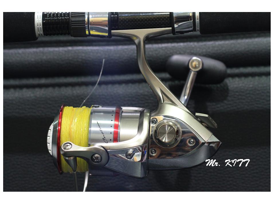 Daiwa Caldia KIX 4000 Custom ตัวนี้ ผมใช้ประกบกับคัน DaiwaSaltiga Hiramasa 6.3 ฟุต พีอี 4 ครับ
 :gr