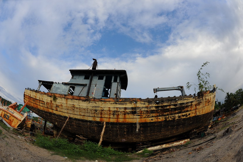 เรือเก่าๆถ่ายรอไต๋มา