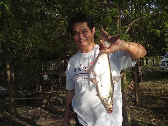 ปลาอีกตัวครับวิ่งไม่ไวพอครับเลยไม่ได้ภาพตอนอัด :smile: