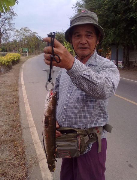 ป๋ากัดปลาตัวงาม กัดดุๆ :grin: