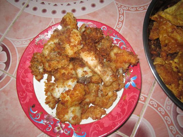 เนื้อปลาเก๋าทอดน้ำปลารสแซ่บ