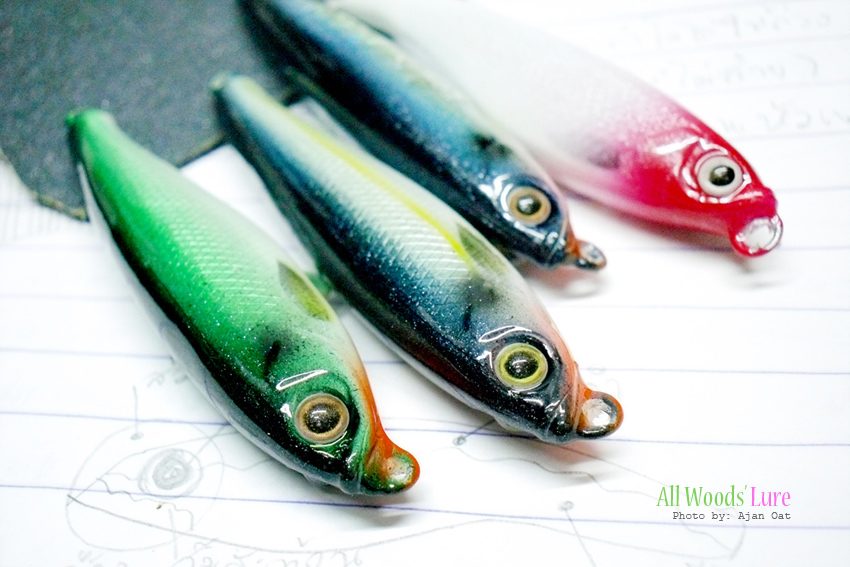 รุ่นนี้ ชื่อปลาเหงื่อแตกเหมือนกัน แต่เช็ดเหงื่อแห้งแล้ว ค่าย All Woods' Lure ส่งประกวด  :laughing: