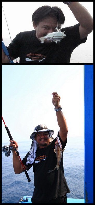 เช้านี้ฤกษ์ดี  [b]น้าโอ๋[/b] จั่วข้างตะเภาขึ้นมาแต่เช้า เลยต้องแก้ไขด้วยปลาตัวล่าง :cheer: :cheer: :