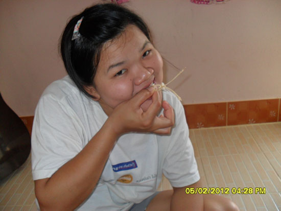 ชิมแล้วครับอร่อยหรือป่าวดูที่หน้าตาเลย :laughing: :laughing: :laughing: