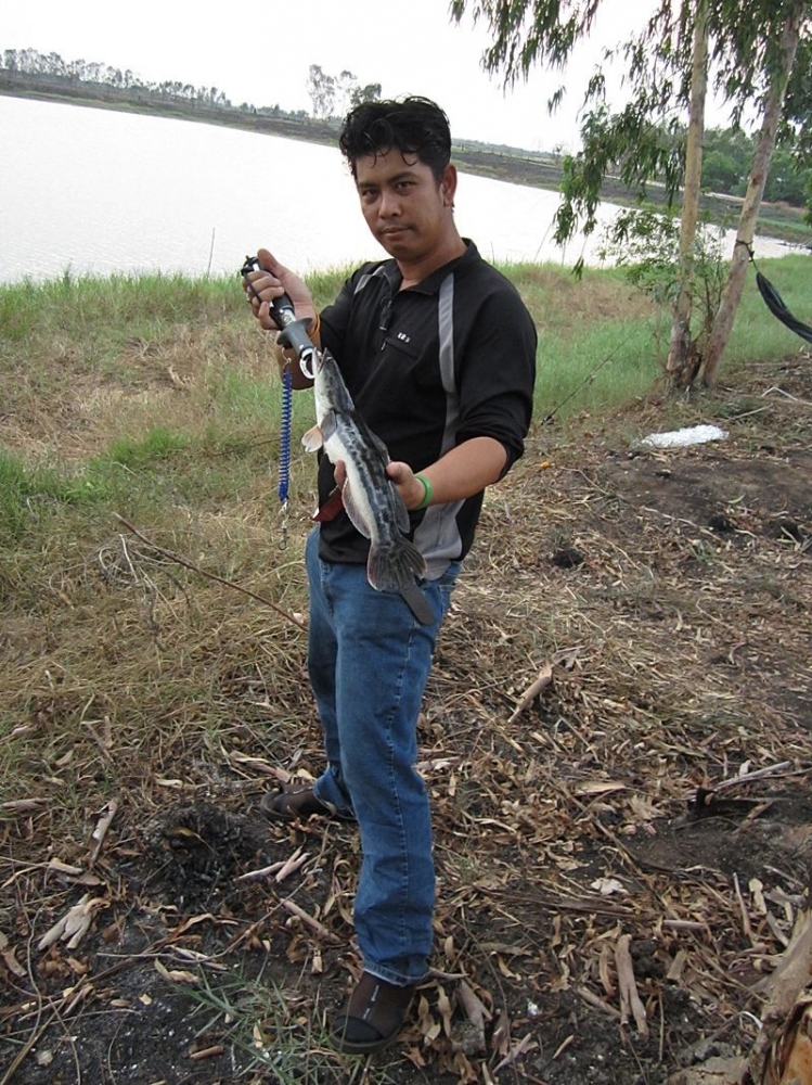 รอถ่ายปลาพี่เต๋า ถ่ายปลาเราก่อนดีกว่า  อิอิ   ป๊อกจิบ