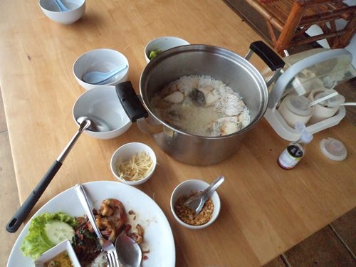 ข้าวต้ม ปลา กระพง :umh: