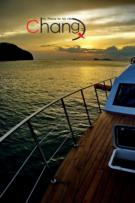 @ แอบติดเรือ Kalum sea ไปส่องบรรยากาศยามพระอาทิตย์ตก ณ แหลมเขาใหญ่ ปากบารา