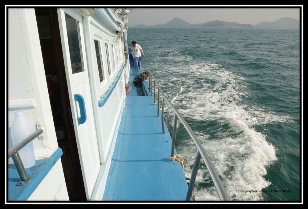 ส่วนไต๋....ก็ดูแลความเรียบร้อยในเรือ :grin: