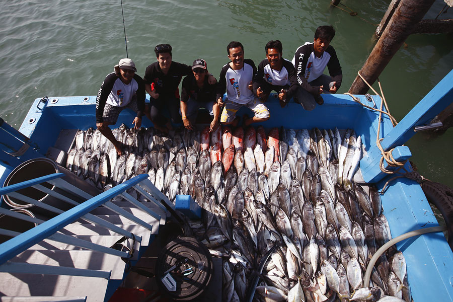 TEST คัน FC light jigging หลักแก๊ส กับ ไต๋มด