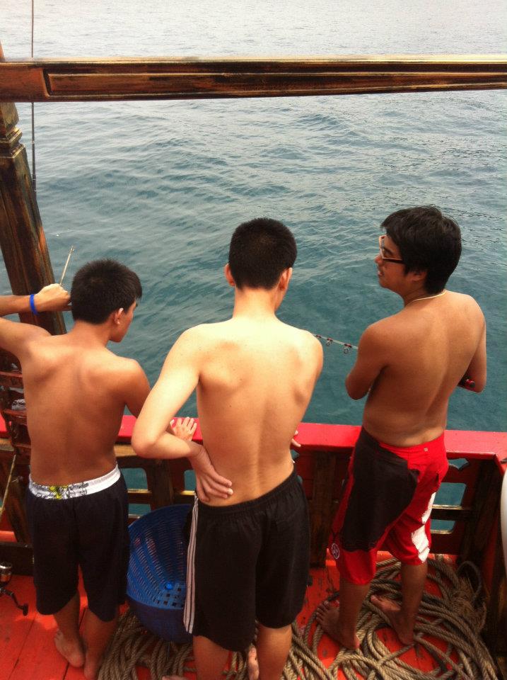 สอนน้องเค้าตกปลาเค้าตกไม่เป็น