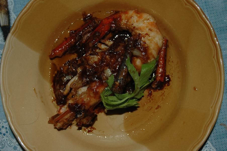 เมนูแนะนำ กุ้งแม่น้ำผัดน้ำมันหอย อร่อยสุดๆๆ