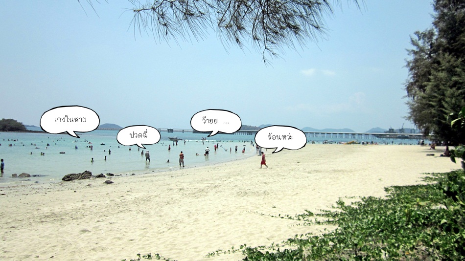 คนหนีร้อนมาเล่น น้ำกันเยอะมากครับ  จะตีเบ็ดไปเกี่ยว ตรูด ใครมั๊ยนิ  :laughing: