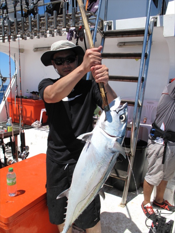 Oscar " I do Kingfish fishing in New Zealand, but this is more fun"