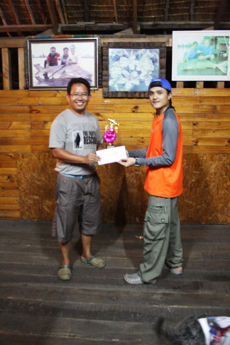 รางวัล ปลายาว ที่1 ได้แก่ น้าริว ครับ :smile: :grin: :cheer: :cheer: