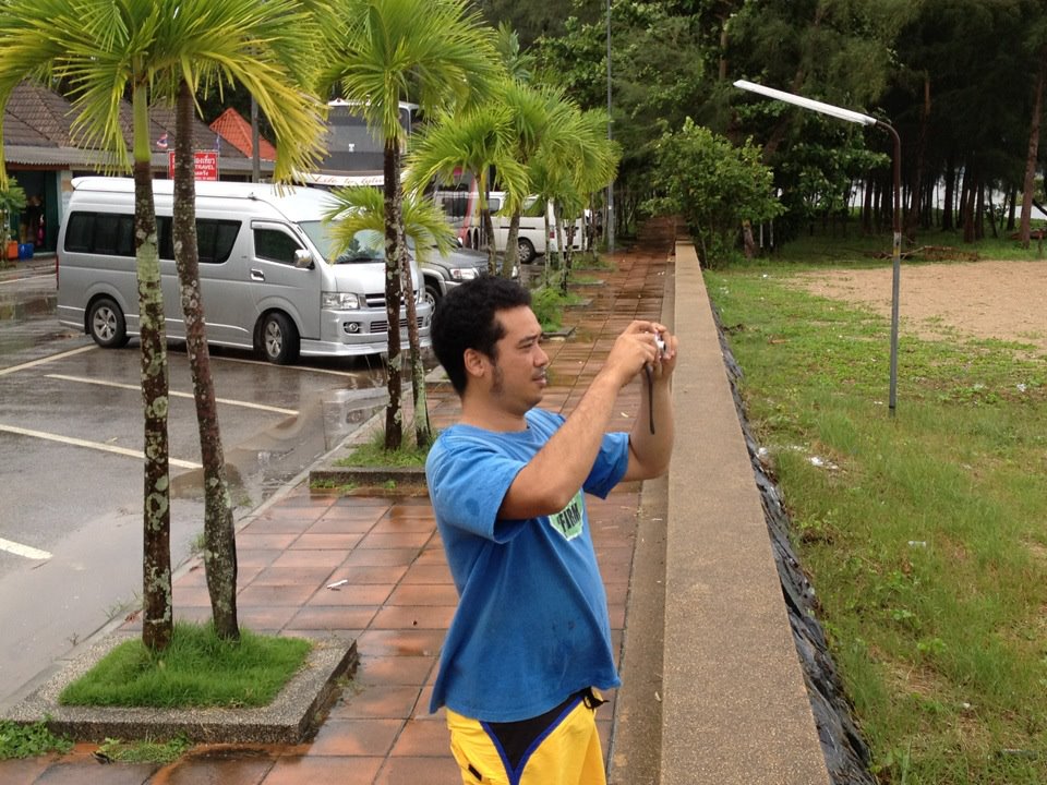 ขอเก็บภาพก่อน ภาพลม ฝน คลื่น เอามาฝากเพื่อนๆ