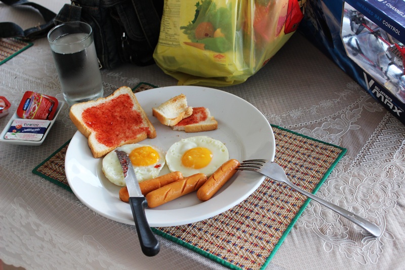 มื้อเช้าก่อนกลับ