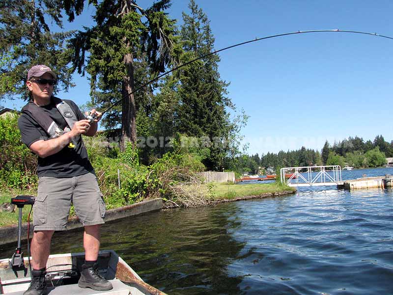 Cami and I went fishing again today...