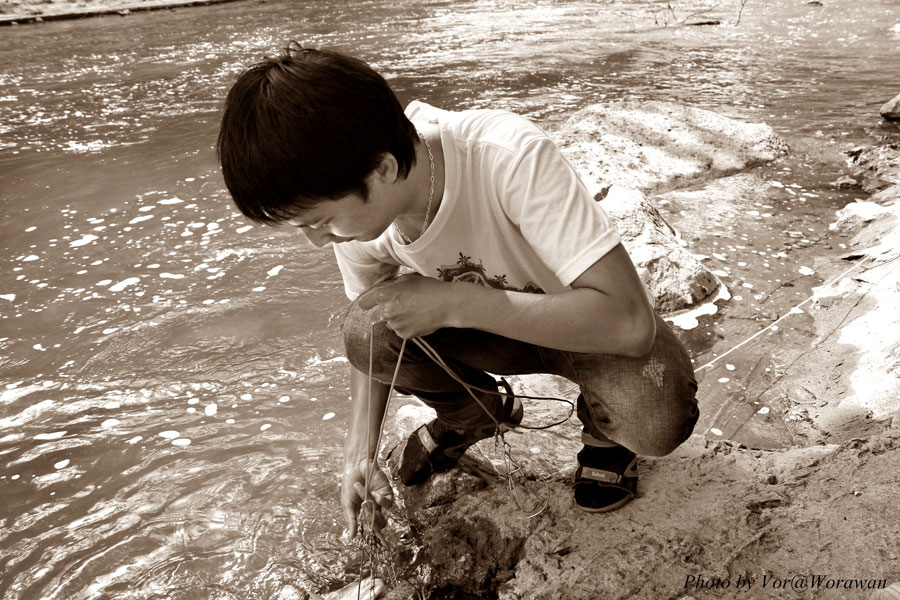 ไม่มีไรทำ ระหว่างรออั้มตกปลา  :grin: :grin: