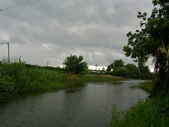 แต่เวลาแห่งความสุขก็มักจะหมดไปเร็วเสมอน้า ๆ ว่าไหมครับ ฝนตั้งเค้ามาโน่นแล้ว 