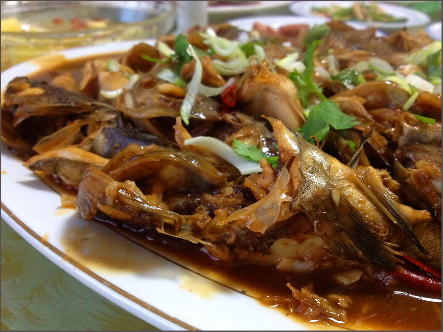  [b]นี่เล้ยยยยยยยยยยยยย  พอกลับมาถึงที่พักครับ เราแวะร้านอาหารเอาปลาให้ทางร้านทำกับข้าวมาให้เราครับ 