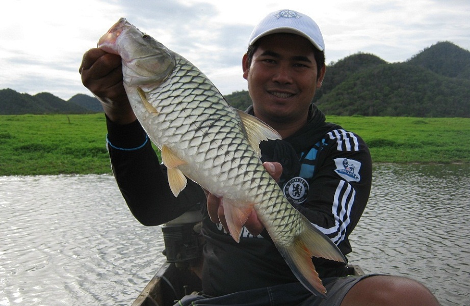 นอกจากเป็นไต๋เรือ ช่วยช้อนปลา ปลดปลา
ยังช่วยเป็นตากล้องให้อีกด้วย :love: