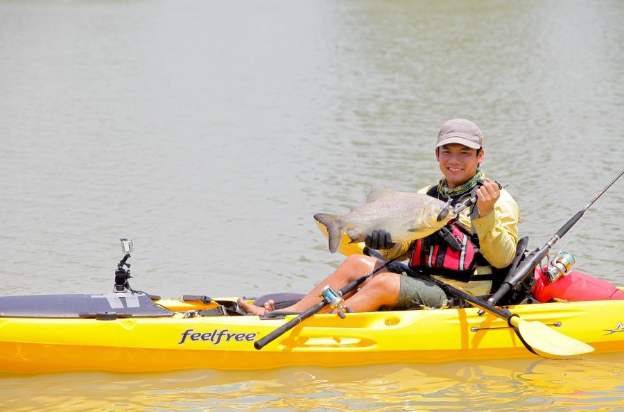 โดนเปคูน้อยมา ได้อีกชนิดแล้วครับ เปคูตามที่บ้านเราเรียกกัน Pacu แต่ที่ท้องถิ่นต้นกำเนิดของมันที่บราซ