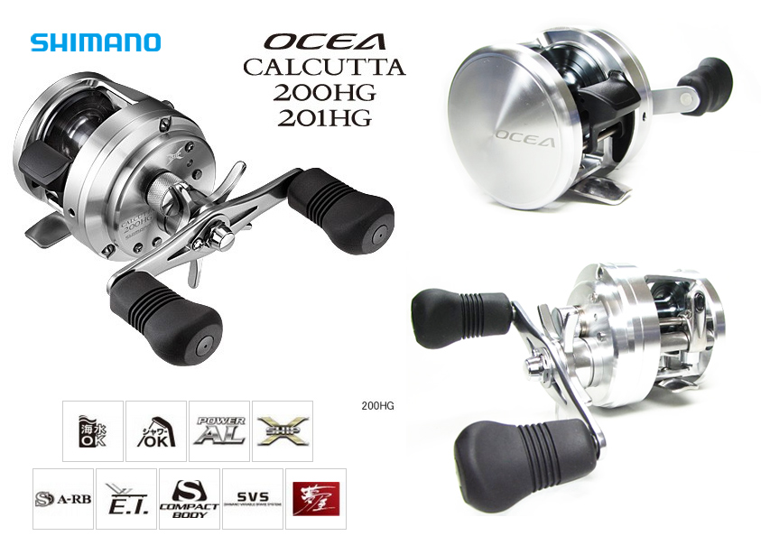 รอก
ยี่ห้อ           Shimano
รุ่น             Ocea Calcutta 200
สาย/แรงดึง      1-440,1.5-290,2-2