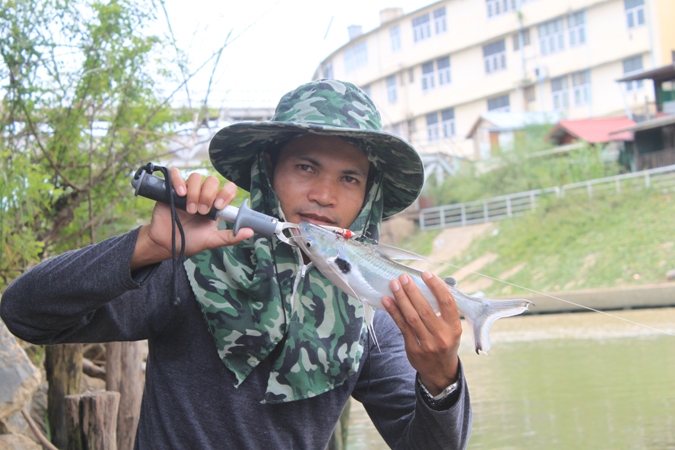 [b]ตัวแค่นี้เองคร๊าบ ถ่ายรูปทำประวัติแล้วปล่อยไปครับ[/b]