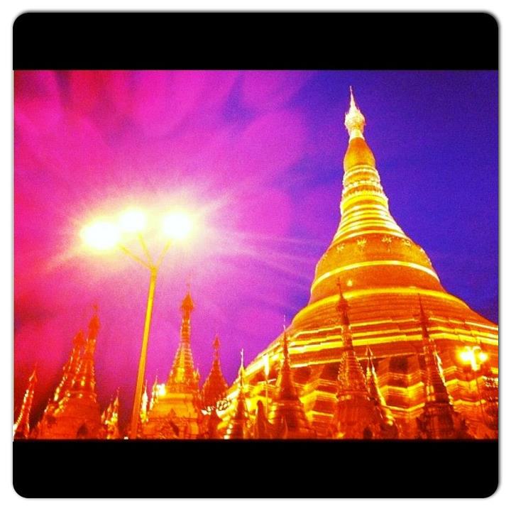 Shwedagon Pagoda in Yangon myanmar