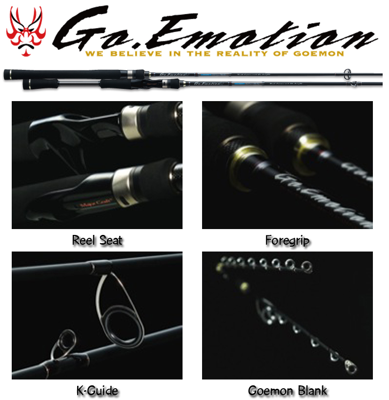 คัน
Major Craft Go Emotion Baitcasting
Model Type  : GEC-63ML
Length  :    6.3ft
Line Weight  : 