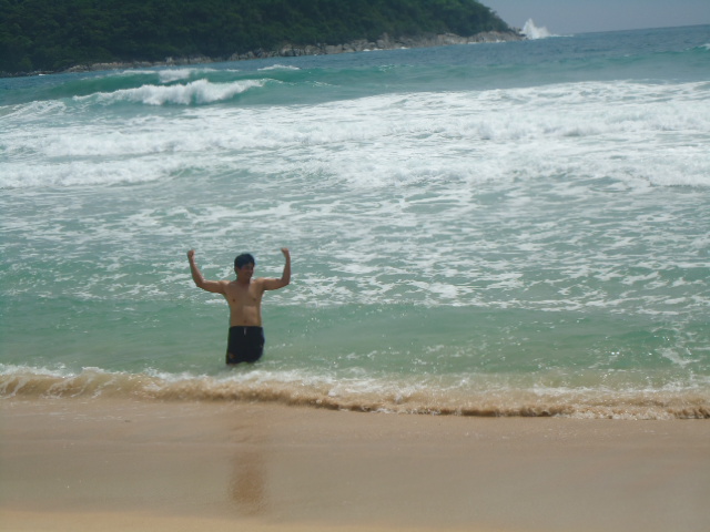 ไปหาดในหาน  ไปทำไข่เค็ม สักพักครับ  :laughing: :laughing: