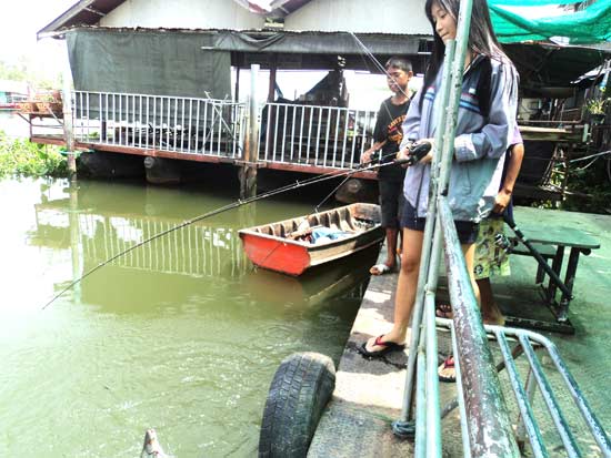                                                    มาให้น้องฝนจับซะดีๆ  ปลาน้อย   