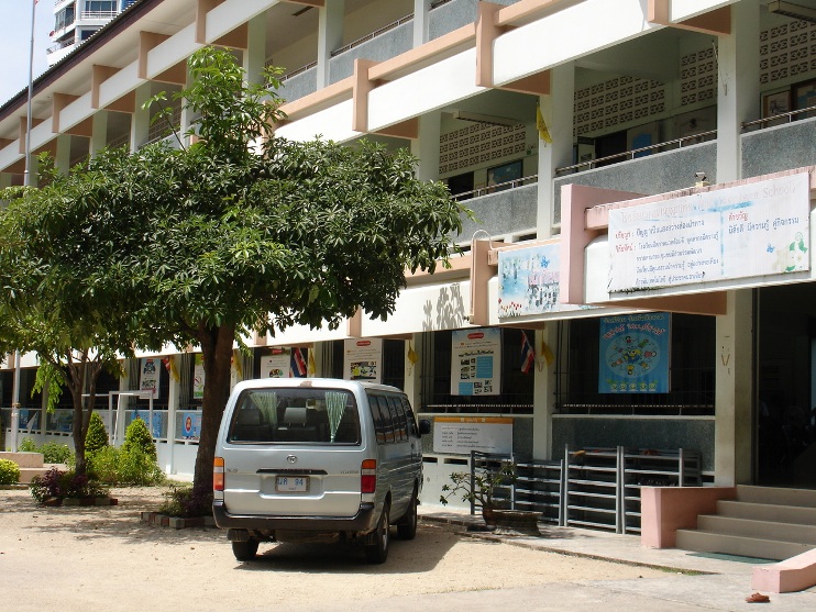 เดินไปสำรวจ บริเวณรอบๆโรงเรียน ครับ