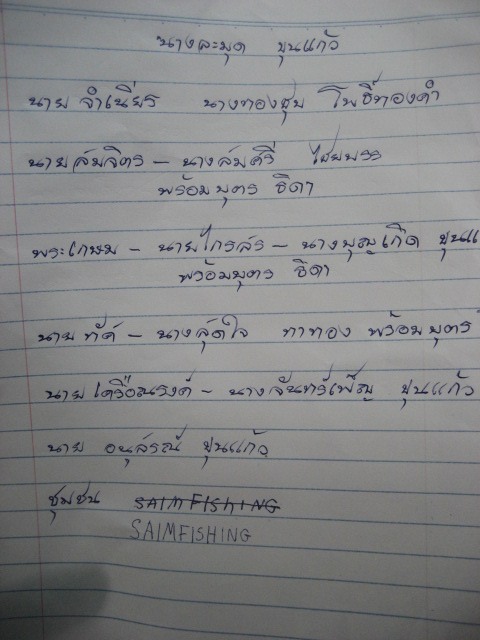 เปิดประมูลได้
ขายหน้าตลาดได้อีก

  และเงินร่วมทำบุญจากป้าแป้งอีก
รวมกับเงินจากน้าๆป้าอีก  
  รว