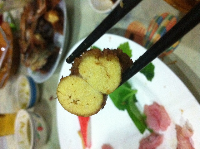 นี่เลยไข่ปลาอีโต้มอญทอด