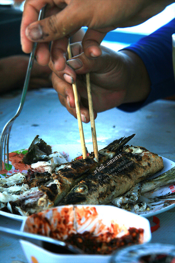 เมนูนี้ สำหรับน้าบอยโดยเฉพาะ ปลาสากย่างเกลือ  :umh: