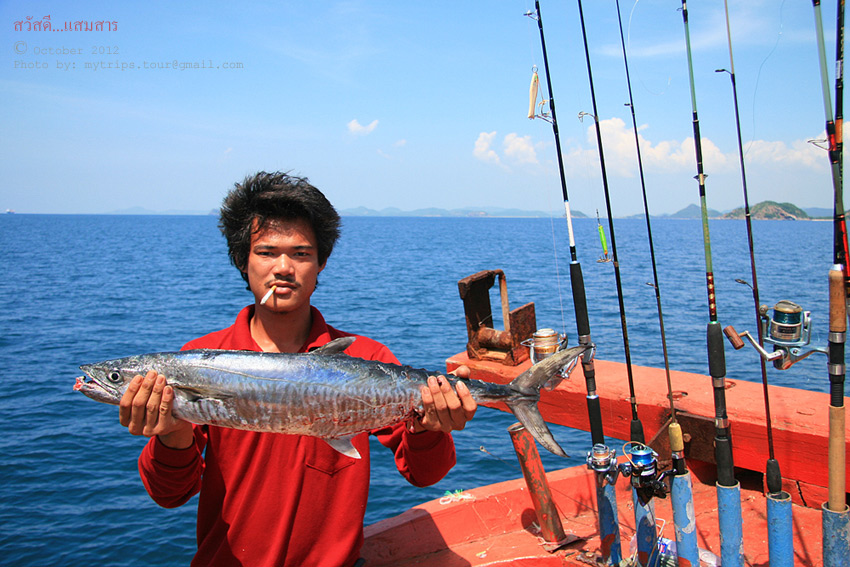 อิ่มหนำกันแล้ว ก็ไปหาความสำราญกันต่อด้วยการเป็นนายแบบหน้าหัวเรือ  :cheer: