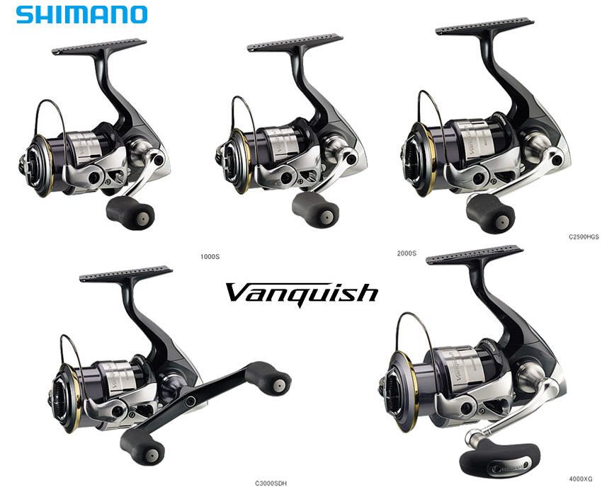 Shimano Vanquish C3000

Gear ratio : 5.2
Max drag  :    34.3/3.5   88.2/9.0
Weight  (g.) : 195
