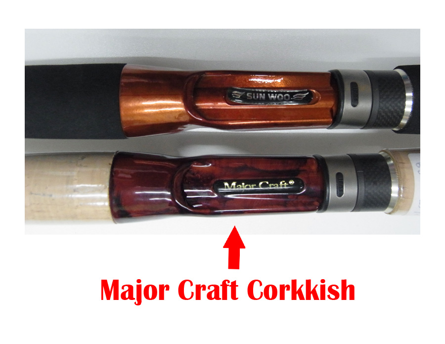  [b]รีทซีทของ Major Craft Corkkish ของแท้จะอยู่ที่ด้านล่างนะครับ 
สังเกตุดูที่รีลซีทครับ 
Major Cr