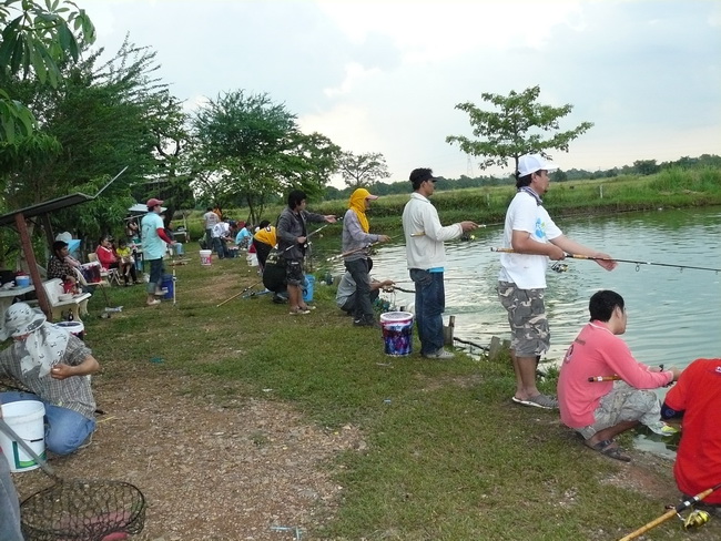 ด้านท้ายบ่อ :grin: :grin: